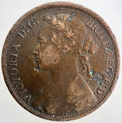 1874 Victoria One Penny Coin | Fine Collectable Grade