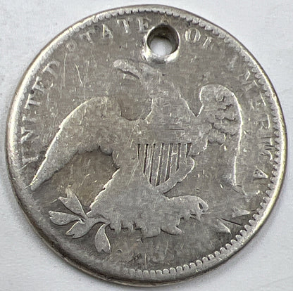 Capped Bust US USA Half Dollar | Silver Coin | Worn Grade | x861