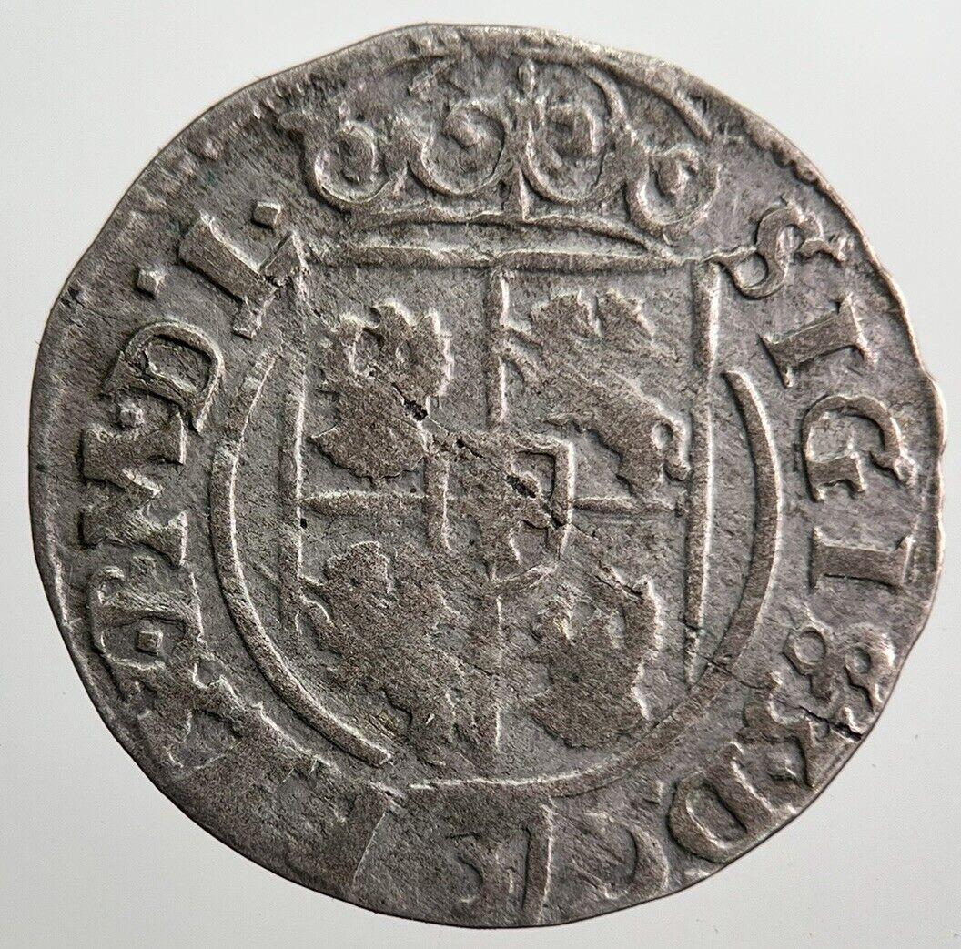 1625 Poland 3 Polker Silver Hammered Coin | Collectable Grade | a8082