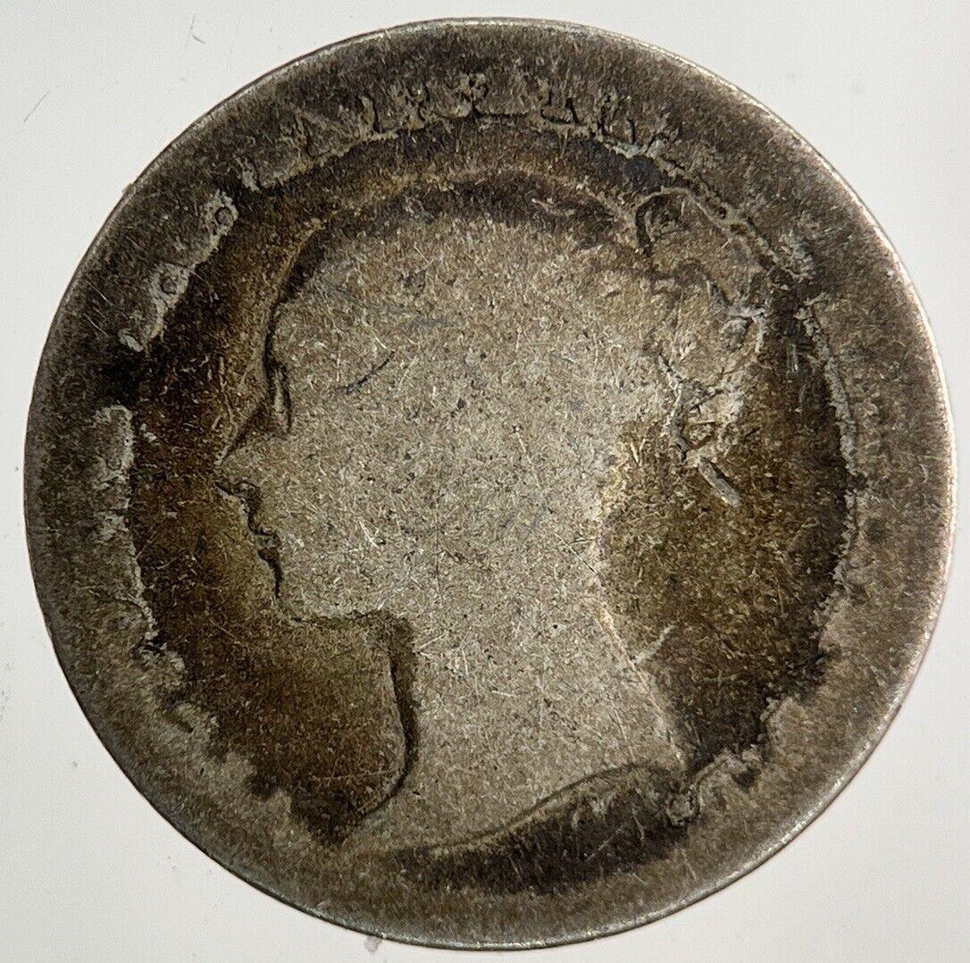 1843 Victoria Four-Pence Groat Silver Coin | Collectable Grade