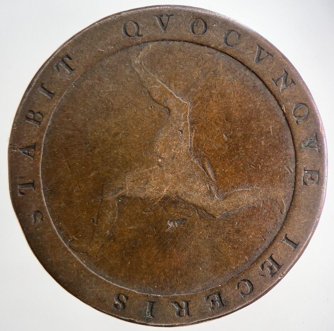 1813 Isle of Man One Penny Coin | Collectable Grade