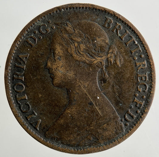1865 Victoria Farthing Coin | Collectable Grade