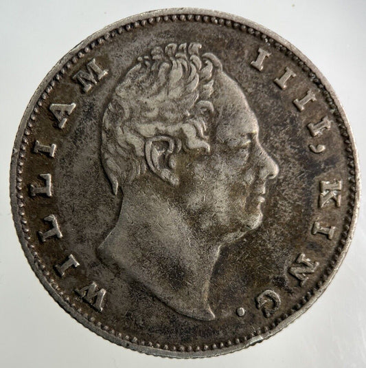 1835 William IV One Rupee Silver Coin | Very High Grade