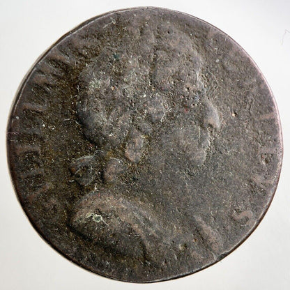 1696 William III 3rd Half-Penny Coin | Collectable Grade