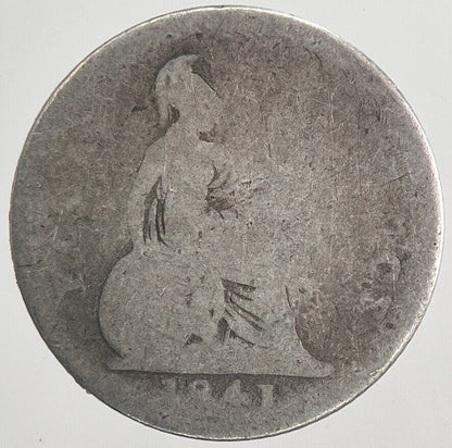 1841 Victoria Four-Pence Groat Silver Coin | Collectable Grade | a6757