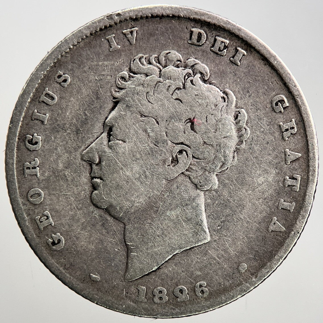 1826 George IV Shilling Silver Coin | Fair Grade | a167