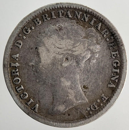 1873 Victoria Threepence Silver Coin | Fine Collectable Grade | a9705