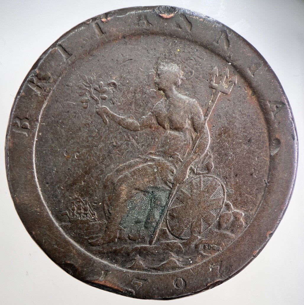 1797 George III 3rd Cartwheel One Penny Coin | Fine Collectable Grade