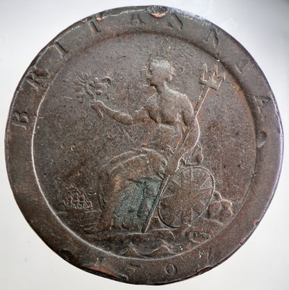 1797 George III 3rd Cartwheel One Penny Coin | Fine Collectable Grade