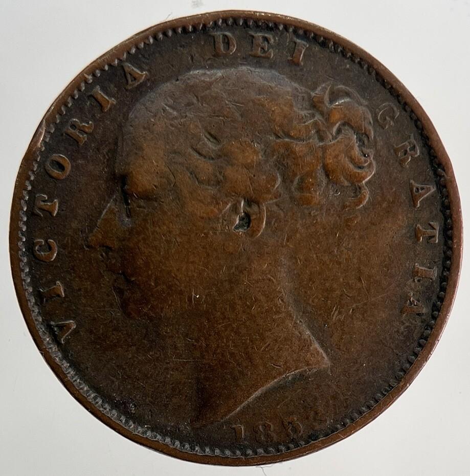 1853 Victoria Farthing Coin | Fine Collectable Grade | a9756