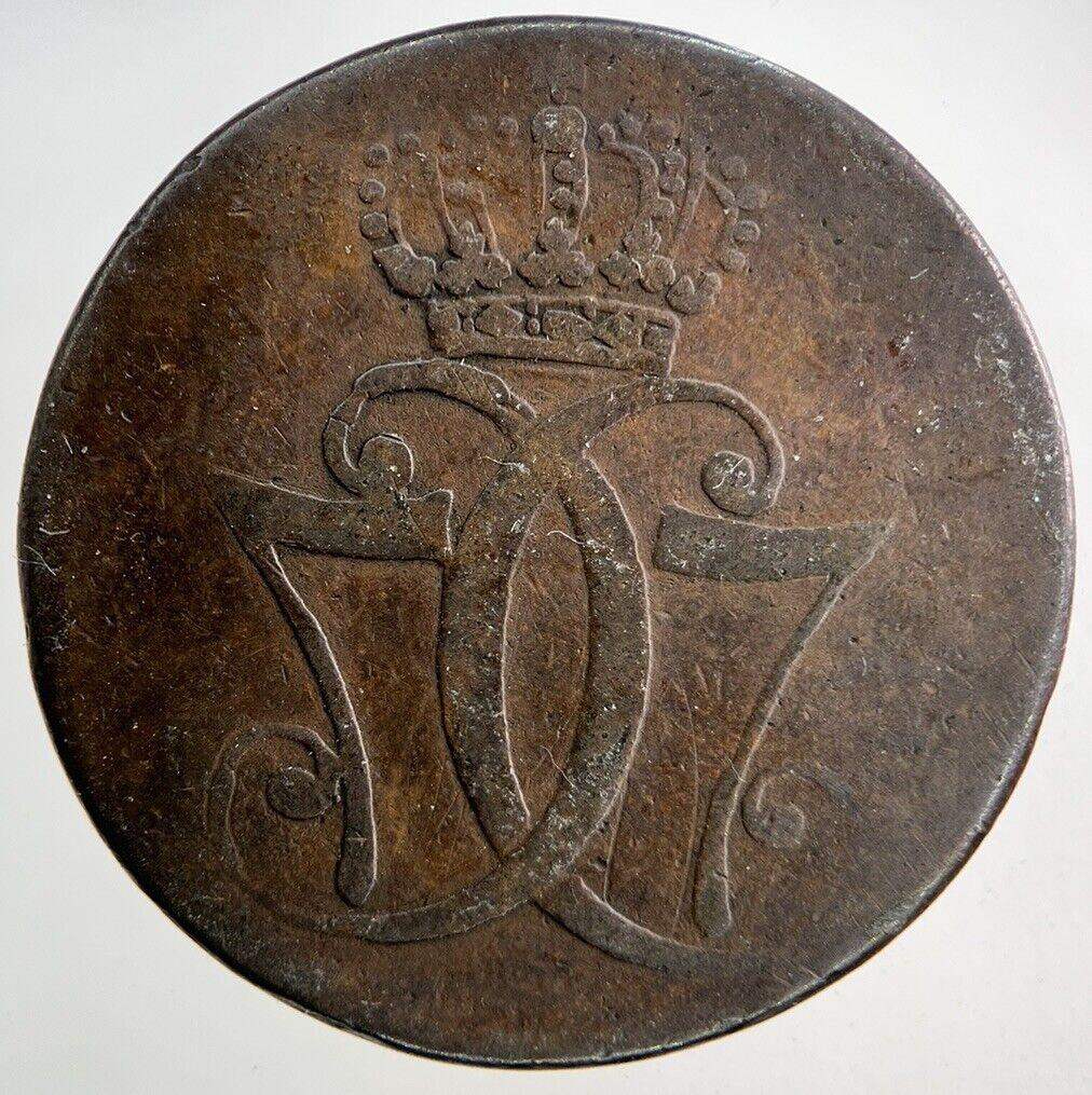 1771 Denmark 1 Skilling Coin | Collectable Grade
