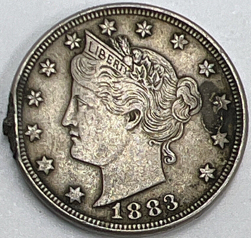 1883 US USA Barber 5 V Cent | American Coin | Collectable Grade | a471