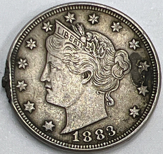 1883 US USA Barber 5 V Cent | American Coin | Collectable Grade | a471