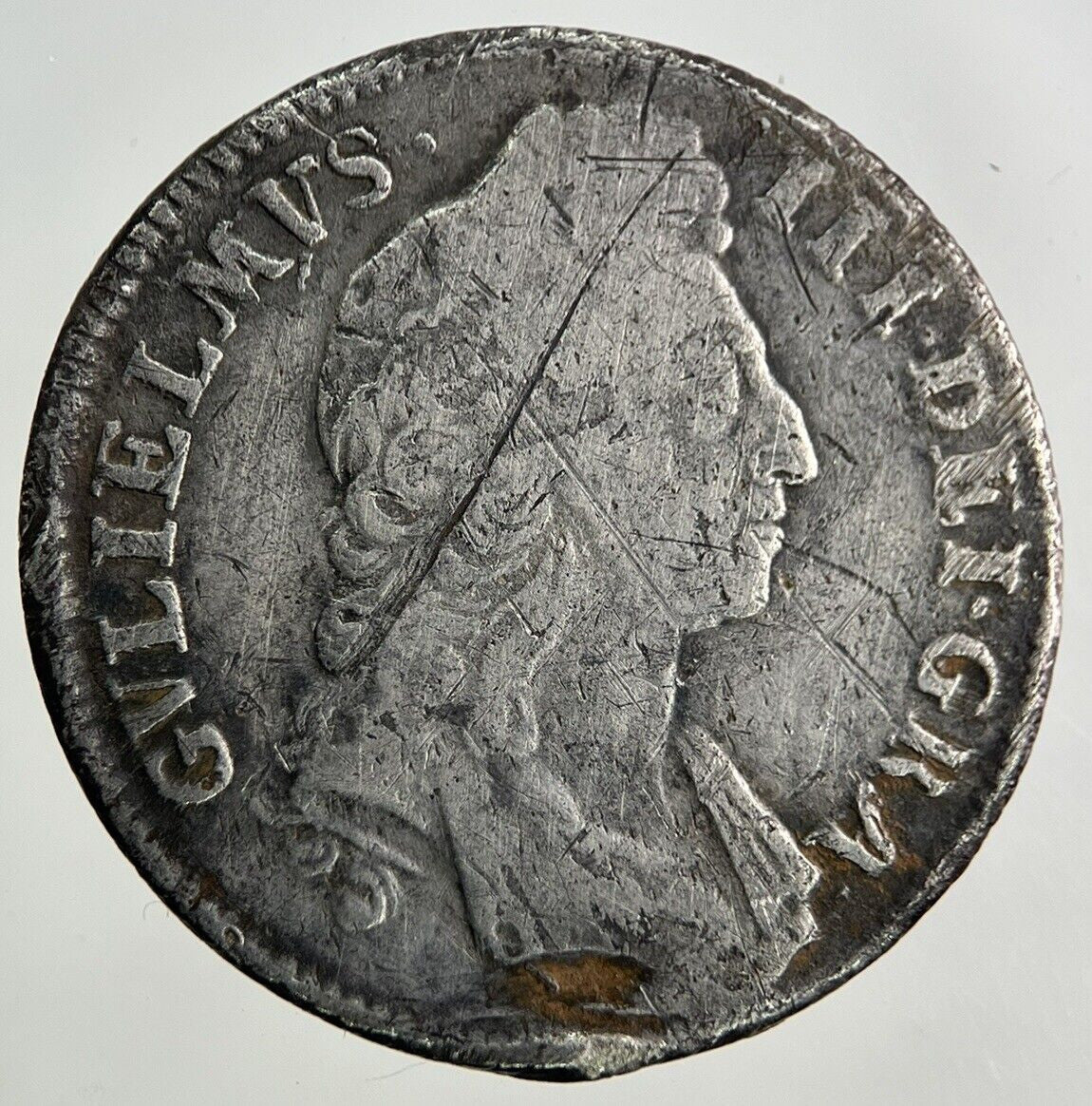 1696 William III 3rd Shilling Silver Coin | Fine Collectable Grade