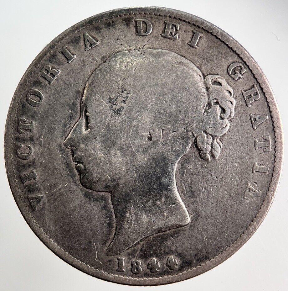 1844 Victoria Half-Crown Silver Coin | Collectable Grade