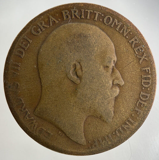1909 Edward VII One Penny Coin | Collectable Grade