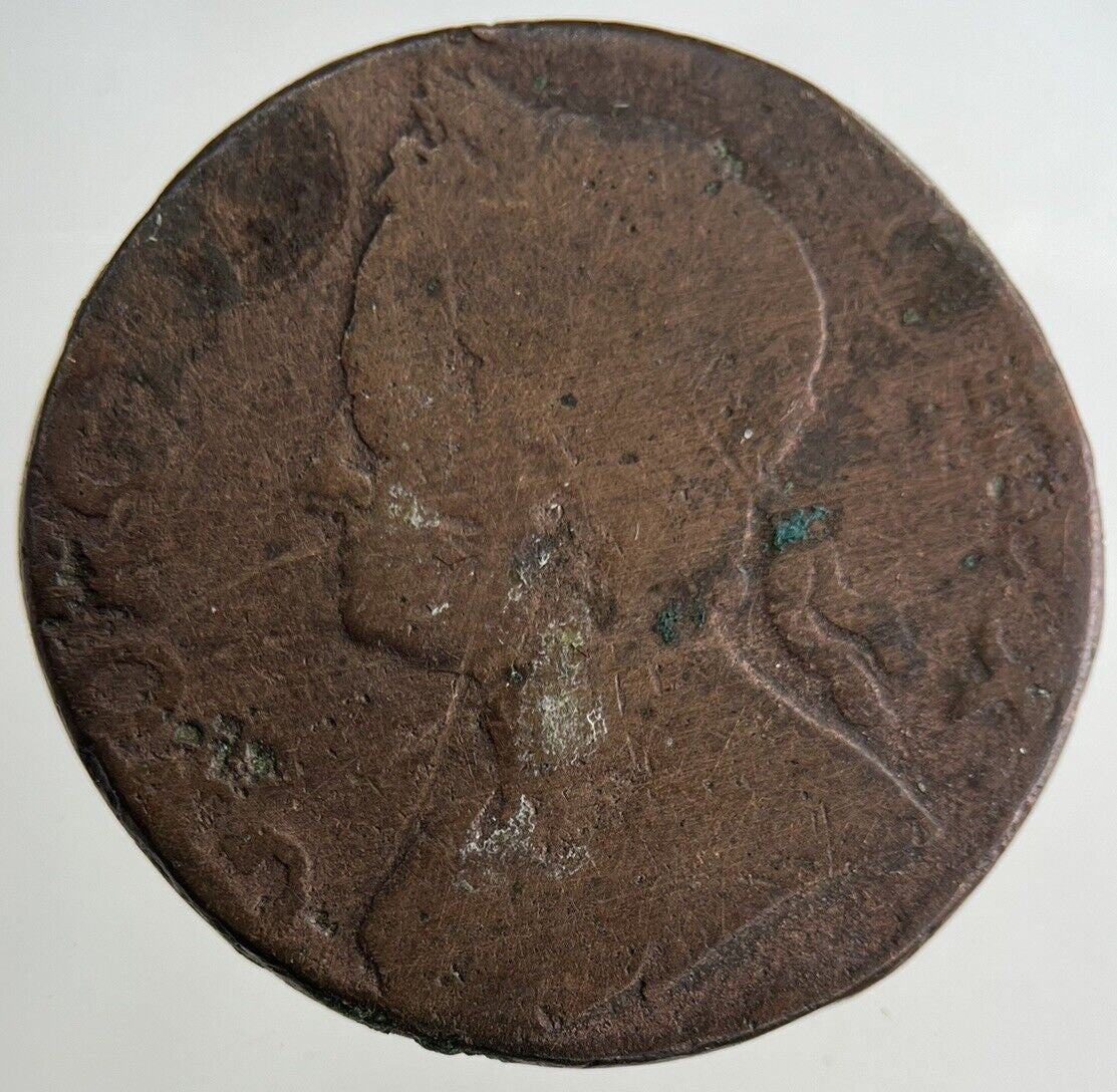 British George II 2nd Half-Penny Coin | Collectable Grade