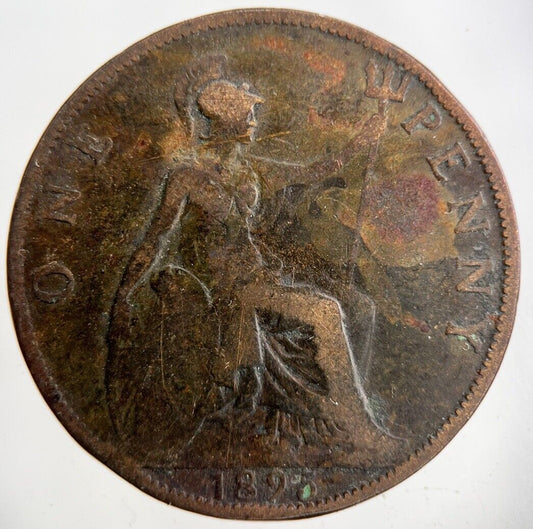 1895 Victoria One Penny Coin | Collectable Grade