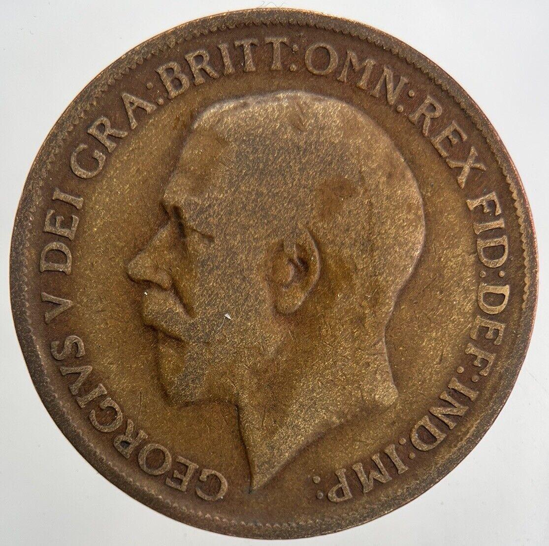 1911 George V One Penny Coin | Collectable Grade