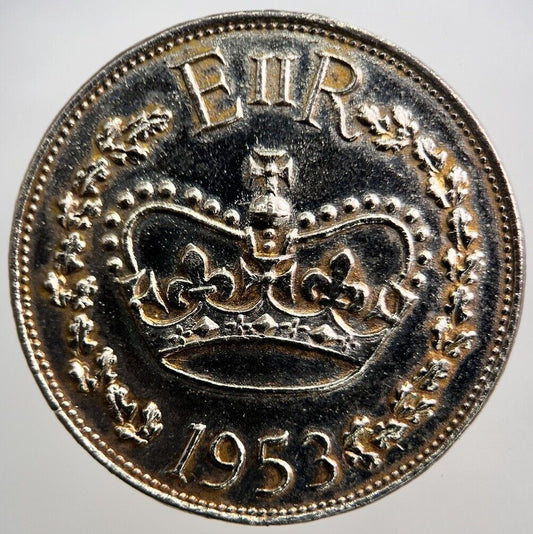 1953 Elizabeth II 2nd Coronation Medal Token Coin | Collectable Grade | a1981