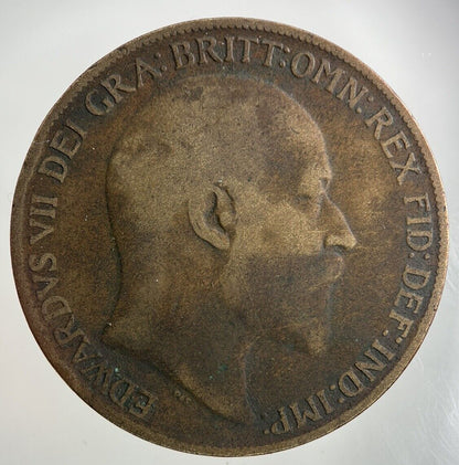 1909 Edward VII One Penny Coin | Collectable Grade