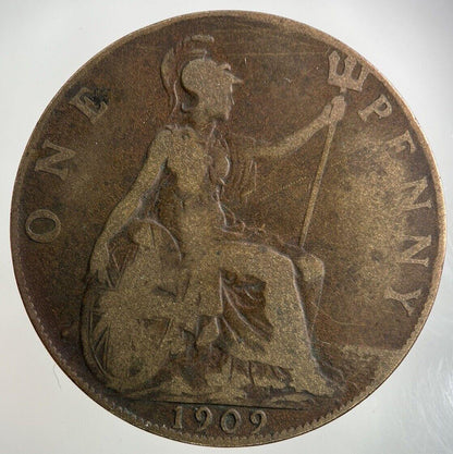 1909 Edward VII One Penny Coin | Collectable Grade