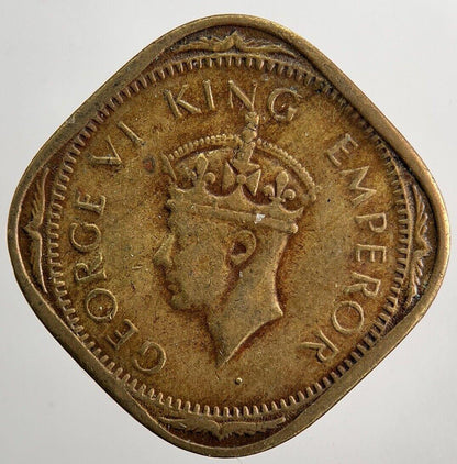 1943 George VI India 2 Two Annas Coin | Fine Collectable Grade | a5763
