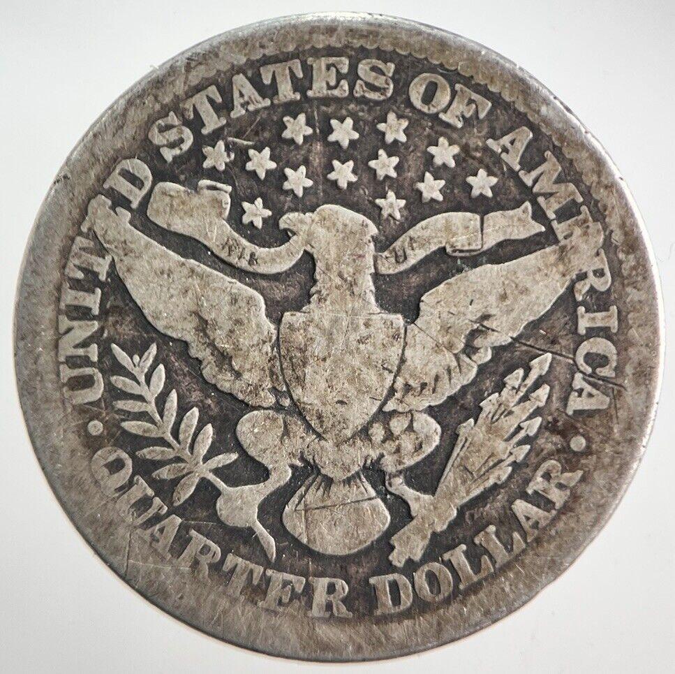 1906 US USA Barber Quarter Dollar Silver Coin | Collectable Grade