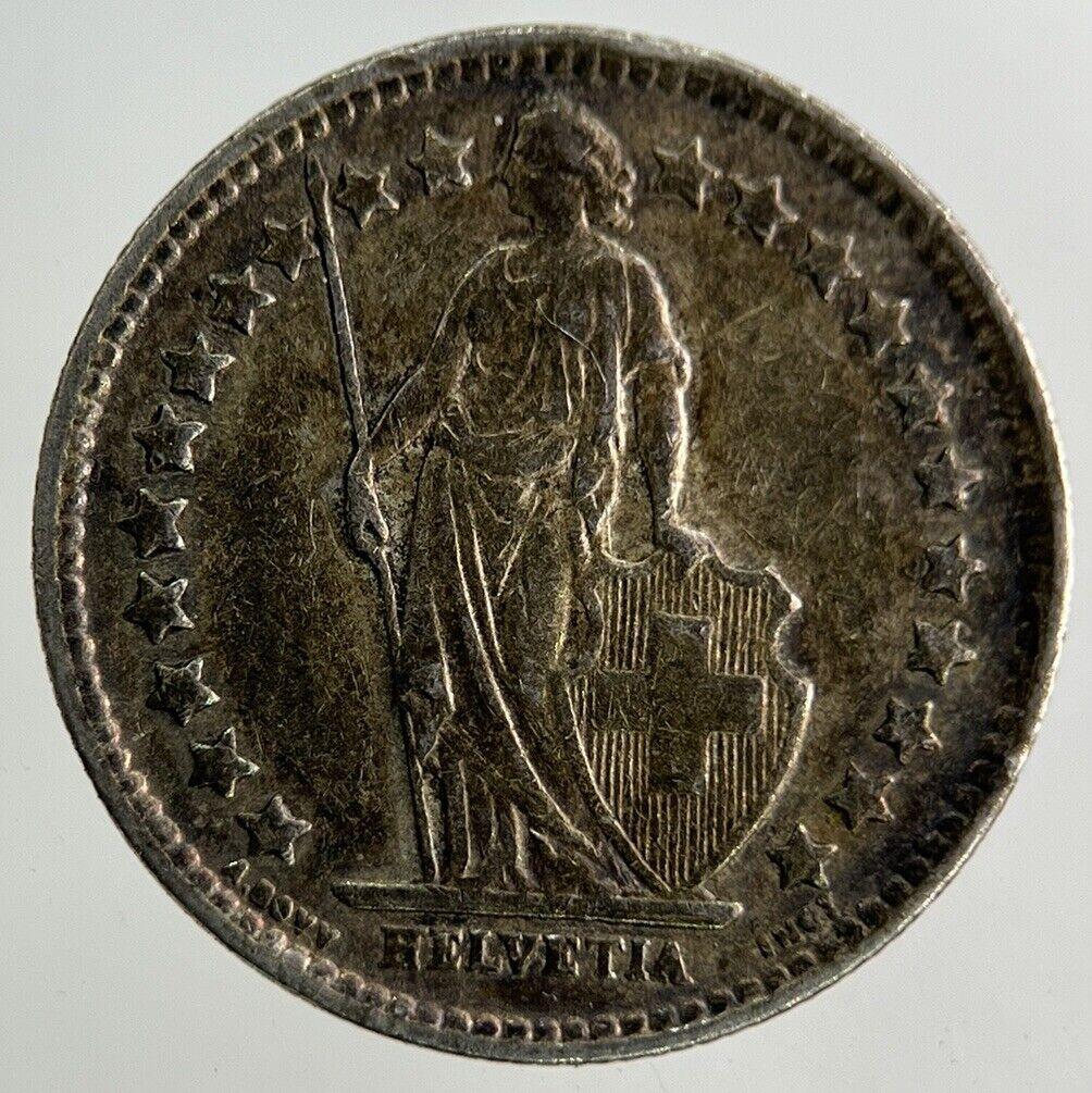 1939 Switzerland Swiss 1/2 Half Franc Silver Coin | Very High Grade
