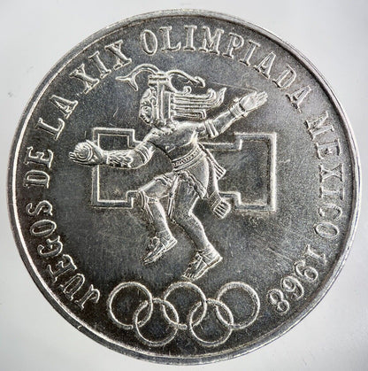 1968 Mexico 25 Pesos Silver Coin | Very High Grade