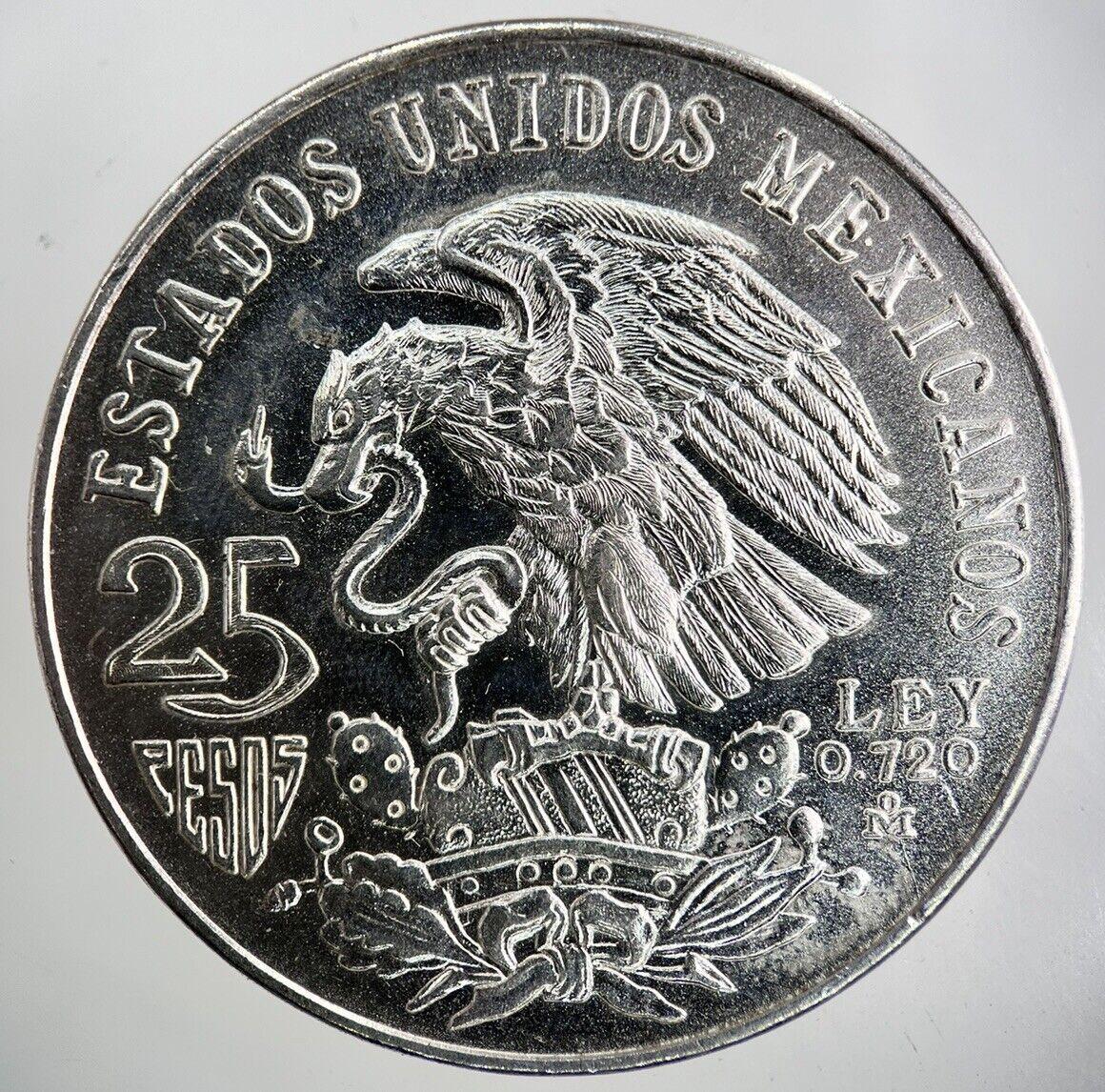 1968 Mexico 25 Pesos Silver Coin | Very High Grade