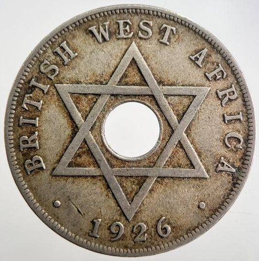 1926 West Africa 1 One Penny Coin | Fine Collectable Grade | a7573