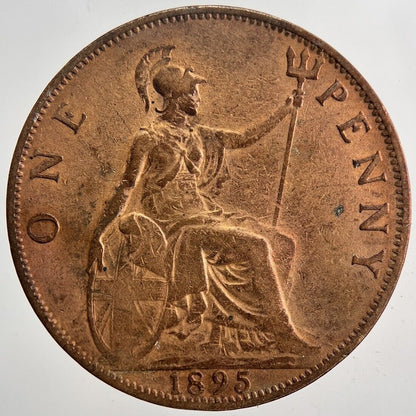 1895 Victoria Penny Coin | Fine Collectable Grade | a5932