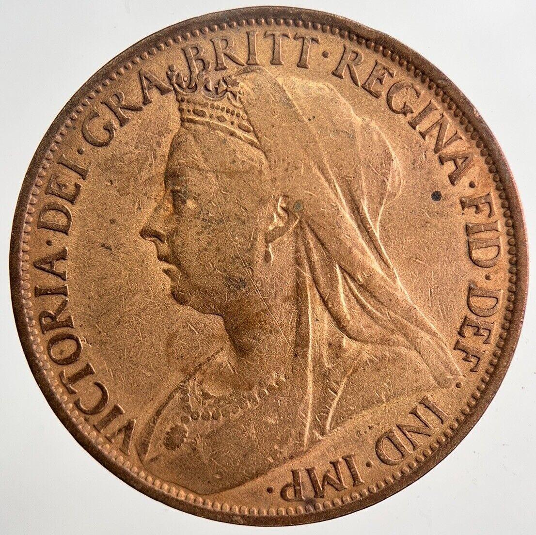 1895 Victoria Penny Coin | Fine Collectable Grade | a5932