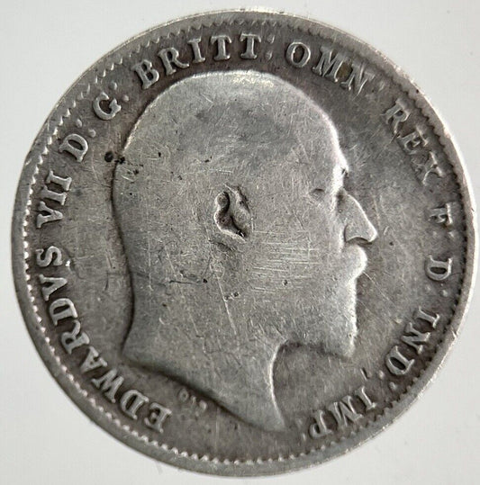 1907 Edward VII Threepence Silver Coin | Collectable Grade