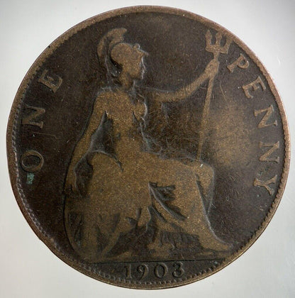 1903 Edward VII One Penny Coin | Collectable Grade