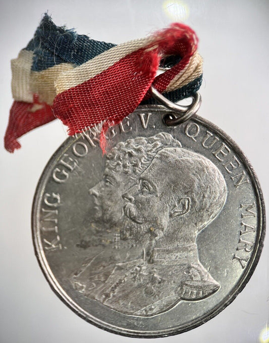 1935 George V Mary Jubilee Medal With Ribbon | Collectable Grade | a3585