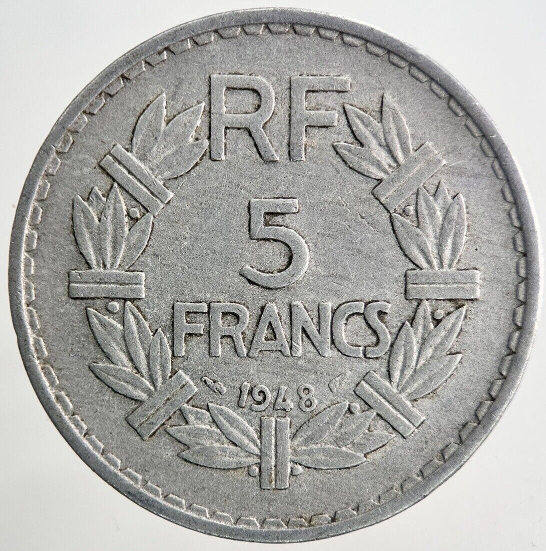 1948 France 5 Francs Coin | Fine Collectable Grade | a6635