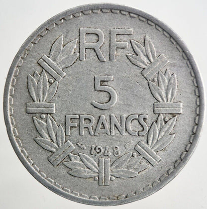 1948 France 5 Francs Coin | Fine Collectable Grade | a6635