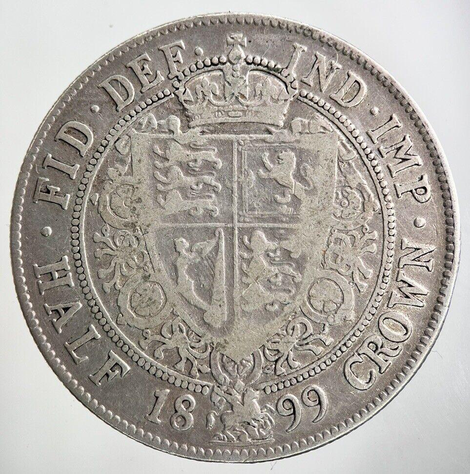 1899 Victoria Half-Crown Silver Coin | Collectable Grade