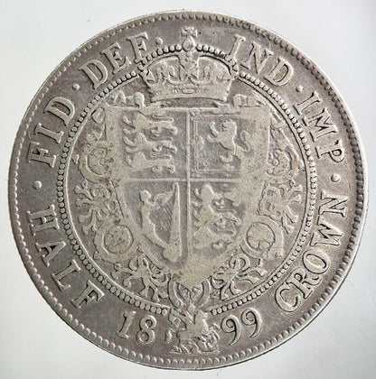 1899 Victoria Half-Crown Silver Coin | Collectable Grade