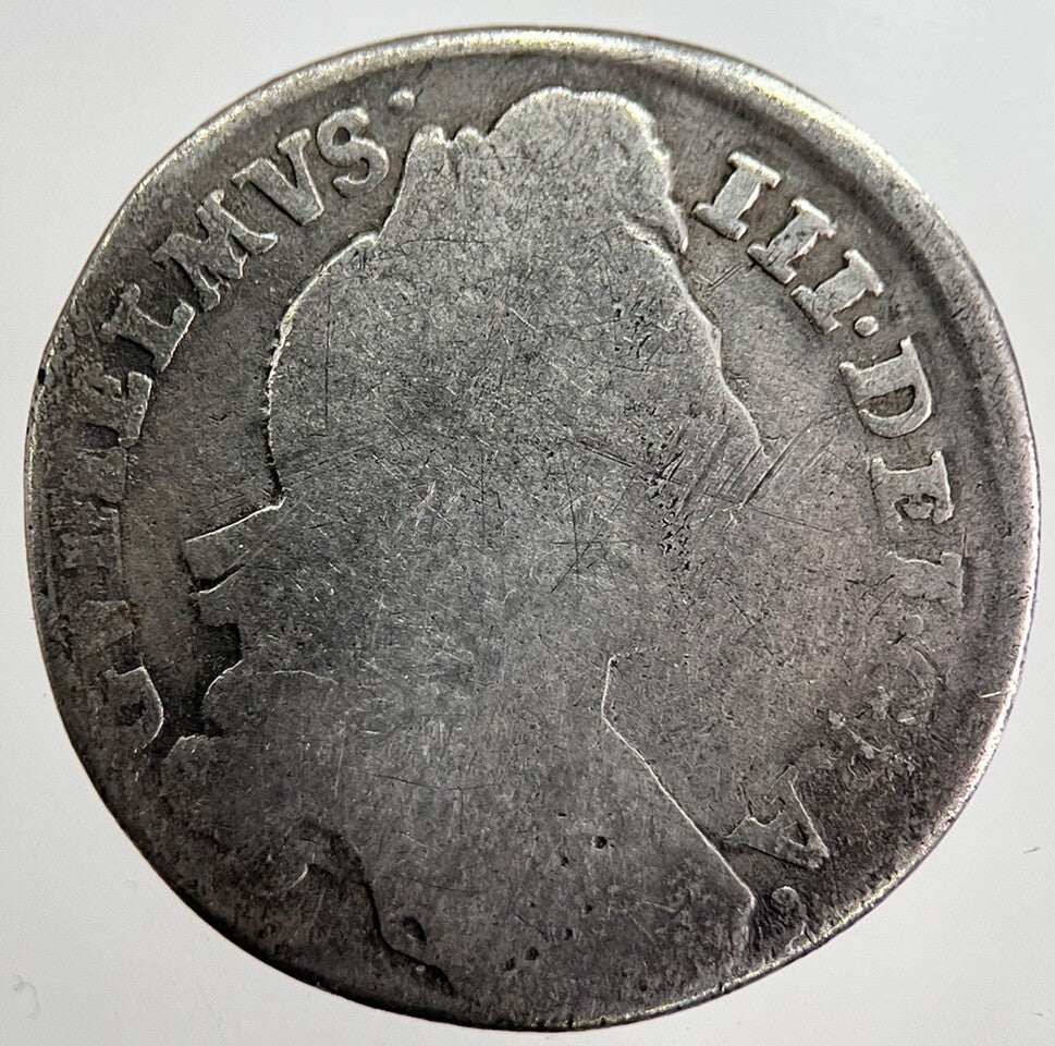 British William III 3rd Sixpence Silver Coin | Fair Grade | a8793