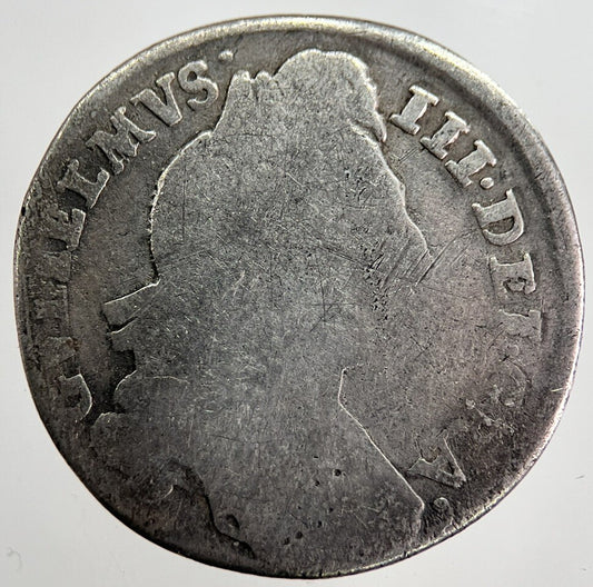 British William III 3rd Sixpence Silver Coin | Fair Grade | a8793