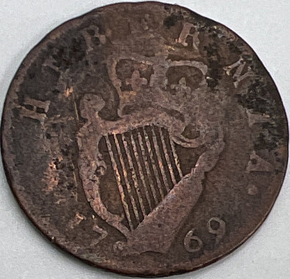 1769 Irish Half Penny | Collectable Grade