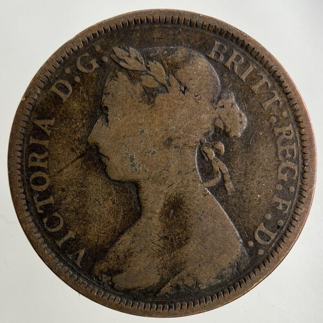 1890 Victoria Half-Penny Coin | Fine Collectable Grade