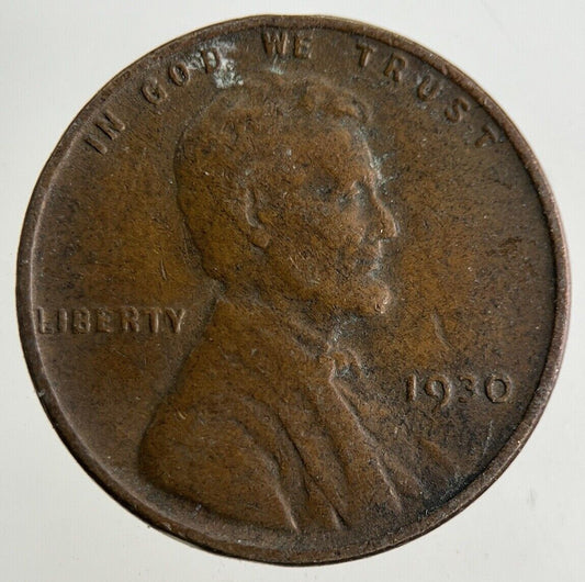 1930 US USA One Cent Coin | Collectable Grade