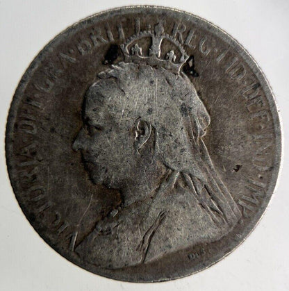 1901 Cyprus 9 Piastres Silver Coin | Fine Collectable Grade