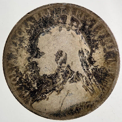 1901 Cyprus 9 Piastres Silver Coin | Collectable Grade