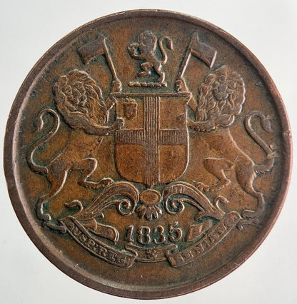 1835 East India Company 1/4 Quarter Anna | Very High Grade | a9983