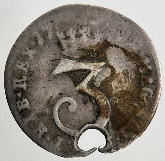 1762 George III 3rd Maundy Threepence Silver Coin | Collectable Grade